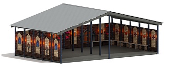 Теневой навес (Замок. Средневековый) - МФ 70.8.5-11