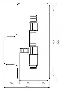 Паровозик (черный) - ДИК 1.03.5.03-02 - Игровой комплекс H=750