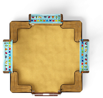 Песочный дворик Теремок (Коты) - ИО 6.01.04-03