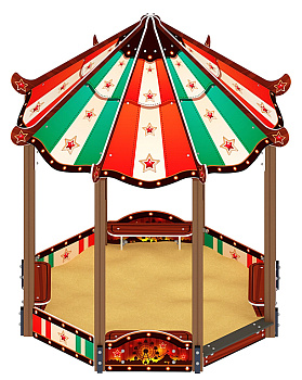 Песочный дворик Пагода Карнавал (Шапито) - ИО 6.01.02-20