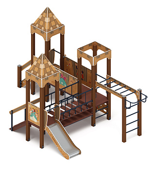 Королевство (Картонное) - ДИК 1.15.08-22 - Игровой комплекс H=750