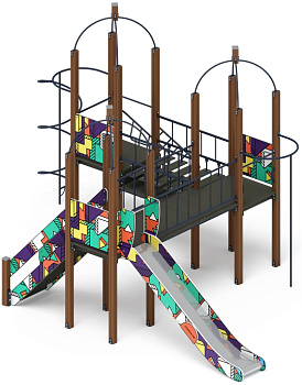 Навина (Геометрия) - ДИК 2.09.06-02 - Игровой комплекс H=1500