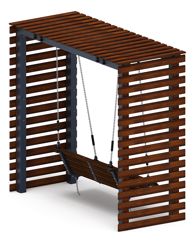 Пергола с диваном - МФ 78.05.01-01.И1 /без поликарбоната/