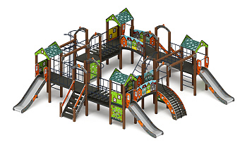 Остров детства (Город) - ДИК 2.01.8.01-01 - Игровой комплекс H=1200