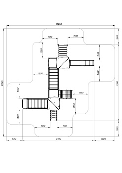 Волшебный город (Майя) - ДИК 2.19.01-01 - Игровой комплекс Н=1500